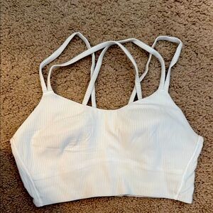 White Strappy Women's Bralette